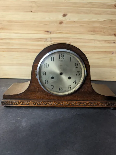 Vintage Mantle Clock Case James Walker Enfield (Empty)