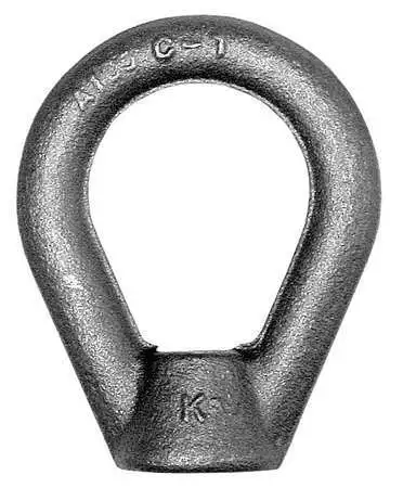 KEN FORGING EN-7 Eye Nut,BkOx,Stl,5/8"-11,2 1/2in,1PK 3ZHF5 2