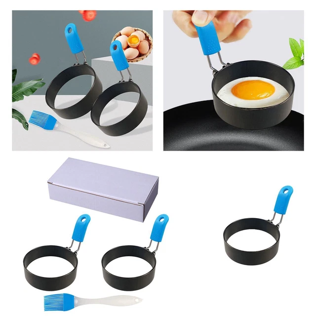 Acciaio inossidabile con manico in silicone antiaderente rotondo per cucinare