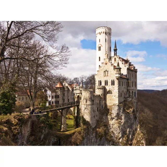 Donald Lichtenstein Castle Germany Landscape Photo Canvas Wall Art Print Poster