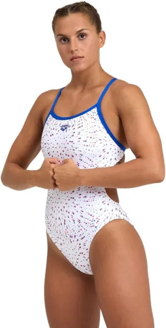 Arena Women's Fireworks Challenge Back Swimsuit Swimming Costume BNWT