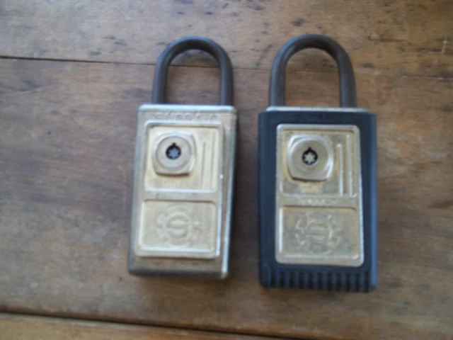 2 Vintage Supra C realtor lock Box Series  3 No Key Excellent Condition