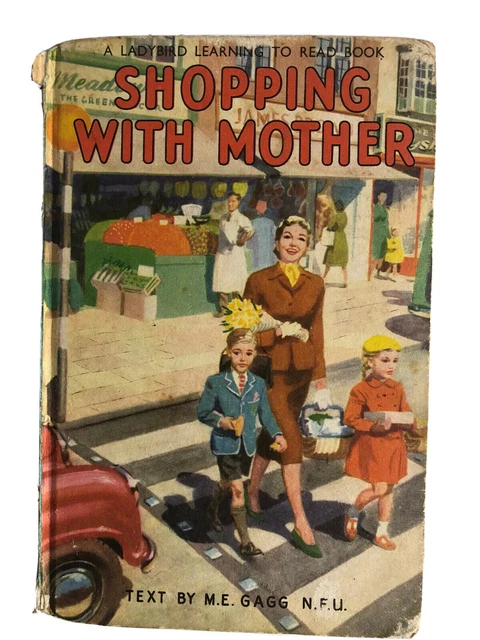 VINTAGE LADYBIRD BOOK Shopping With Mother Series 563 Matt Cover £15.00 ...