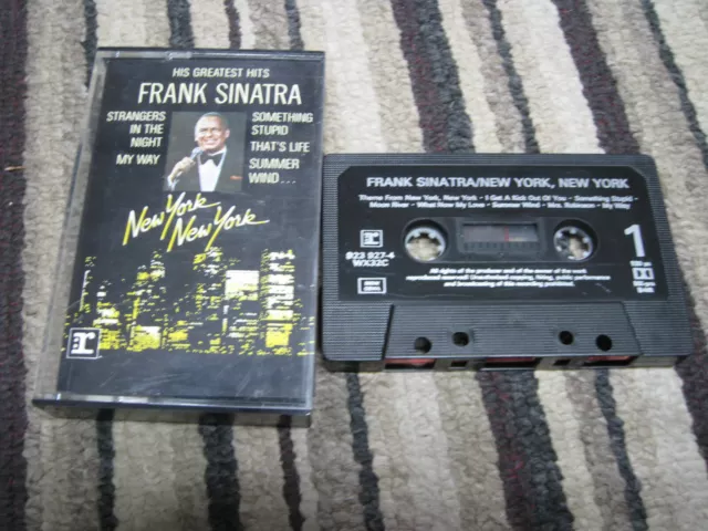 Frank Sinatra New York New York His Greatest Hits Cassette Tape