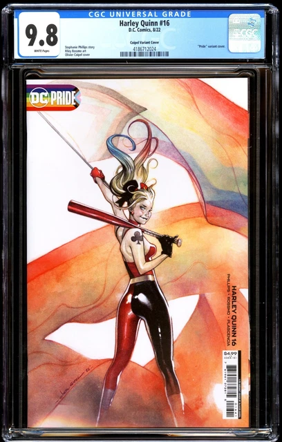 Harley Quinn #16 Olivier Coipel DC Pride Variant CGC 9.8  2022 DC Comics NM/MINT