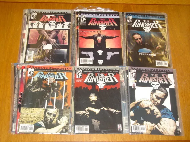 Punisher #1-29 Marvel Knights Garth Ennis Steve Dillon 2001 Set (29)