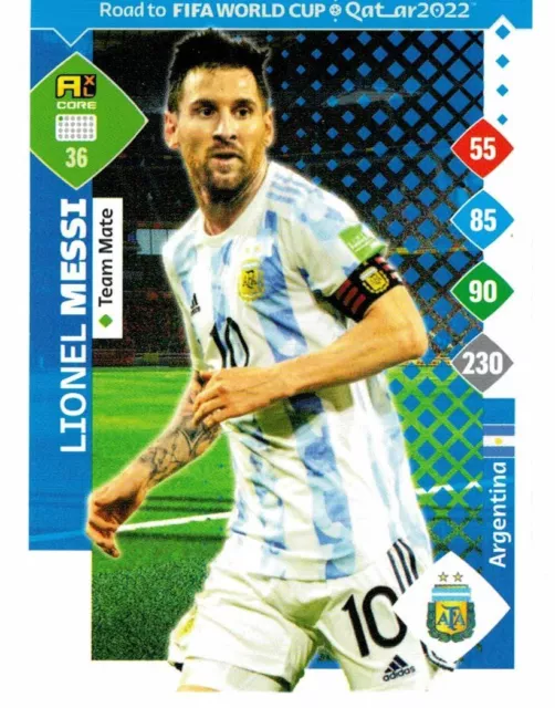 Panini Adrenalyn Xl Road To World Cup Qatar 2022 Card N. 36 Messi (Argentina)