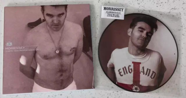 Morrissey 2 x 7" Vinyls - Glamorous Glue & That's How People Grow Up