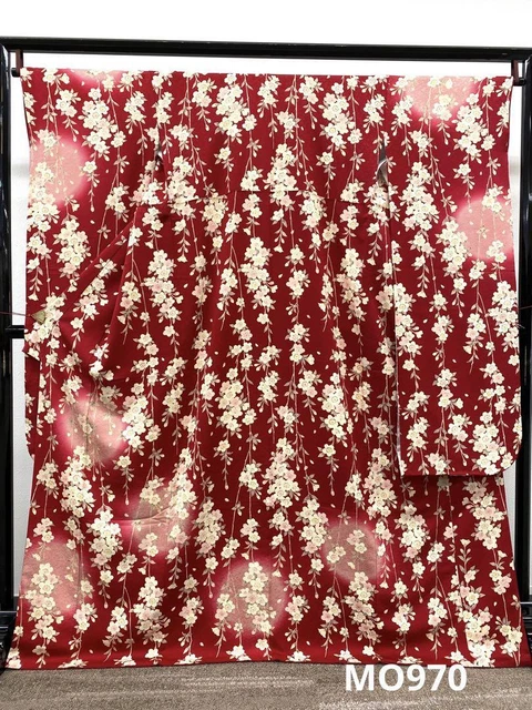 Furisode Japanese Kimono Kimono luxurious monestyle Sakura Long Sleeves