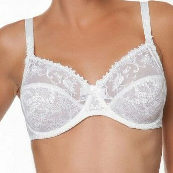 Soutien-gorge Lise Charmel Taille 90F - Modèle Orchidée Bonheur - Neuf Avec étiquettes - Couleur Nacre