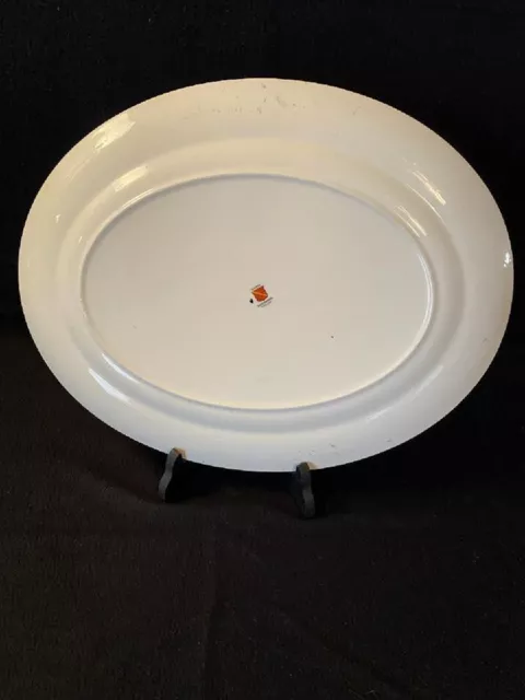 Rare Myott 18" Oval Serving Platter - "Elegance" Pattern 2