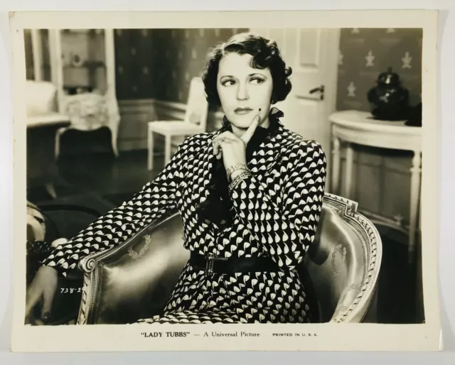 1935 Lady Tubbs 8x10 Movie Still Photo Alice Brady