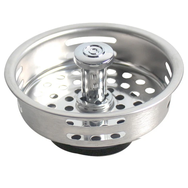 Tête De Soupape De Rechange Avec Vis De Montage, Pour Les Soupapes D'écoulement Des éviers, 70 Mm - 1 1/2 Pouce, SS201 Tête De Soupape En Acier Inoxydable, Vis M6x70 évier - 7