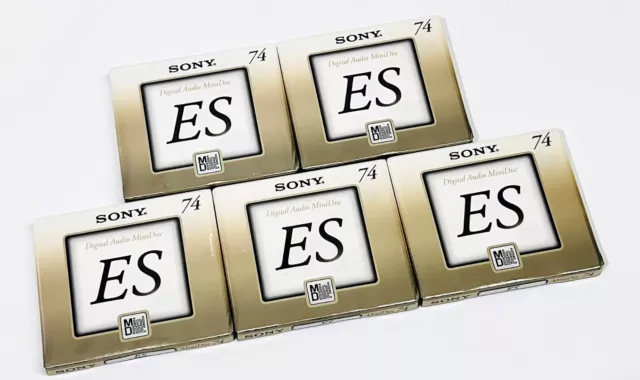 5 St./pcs SONY ES 74 MD (MWD-74M) High-End MD MiniDisc NEU/OVP!! Sealed!! JAPAN