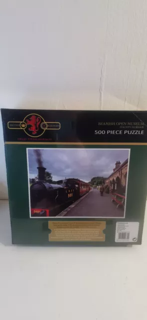 British Railways County Durham 500 Piece Jigsaw Beamish Open Museum Sealed 48x35 2