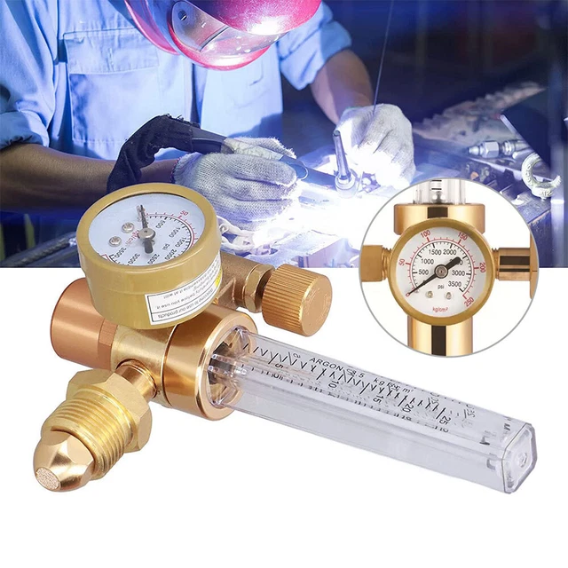 GAS REGULATOR FLOW Meter Argon CO2 Mig Tig Pressure Reducer Welding