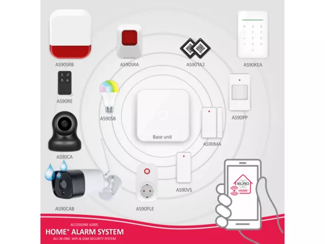 Einbruchmeldeanlage Smart Home Alarm System mit App steuerbar Überwachungsanlage