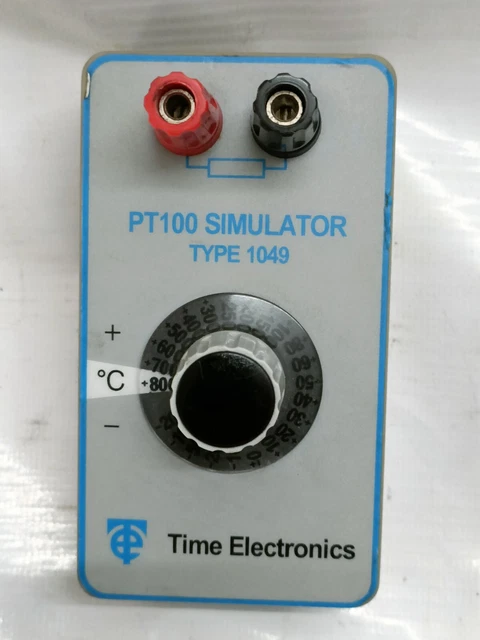 Time Electronics Model 1049 Pt100 Simulator / Temperature Calibrator S/N:7876J15