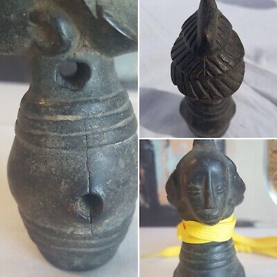 AUTHENTIC Luba Talisman Fetish Magic Figure Sculpture Statue Fine African Art