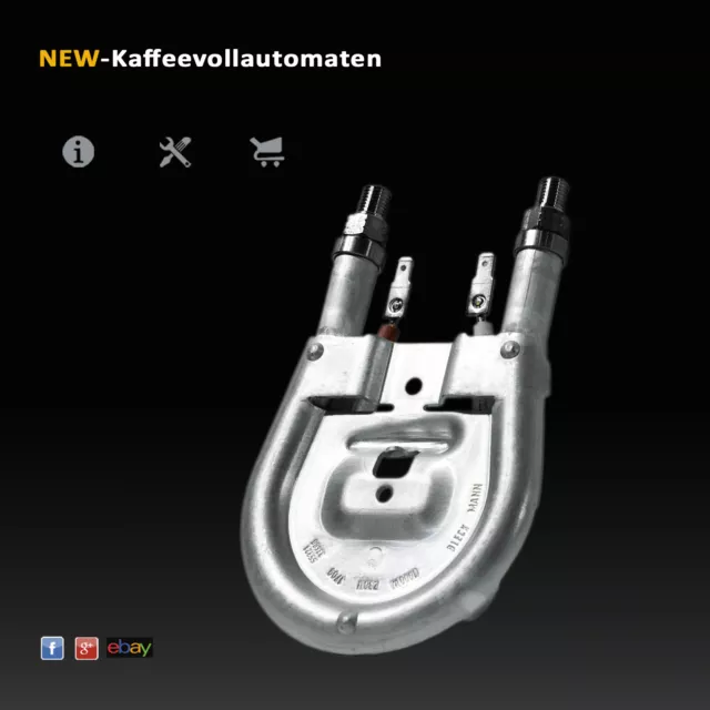 Delonghi Dampfheizung, Heizelement zu Schnelldampf 1000W, ESAM Kaffeevollautomat