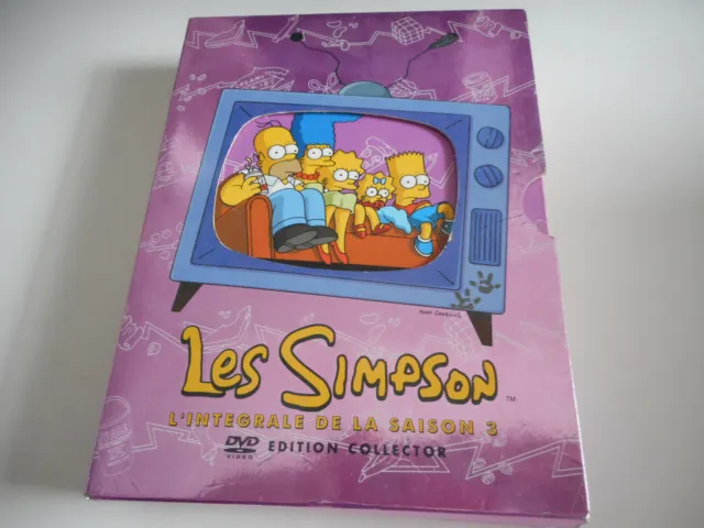 Coffret 4 Dvd - Les Simpson / L'integrale De La Saison 3 - Edition Collector