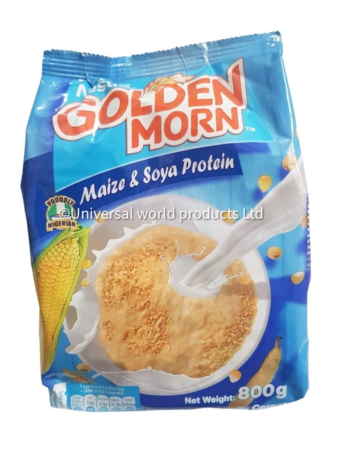 Nestlé Golden Morn Cereali nutrienti per famiglie di mais e soia proteine ​​del mattino (800 g)
