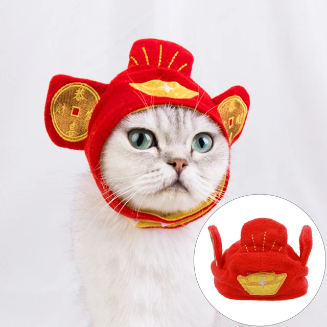 1 pieza adorable para mascotas cosplay sombrero suave vestir mascota perro