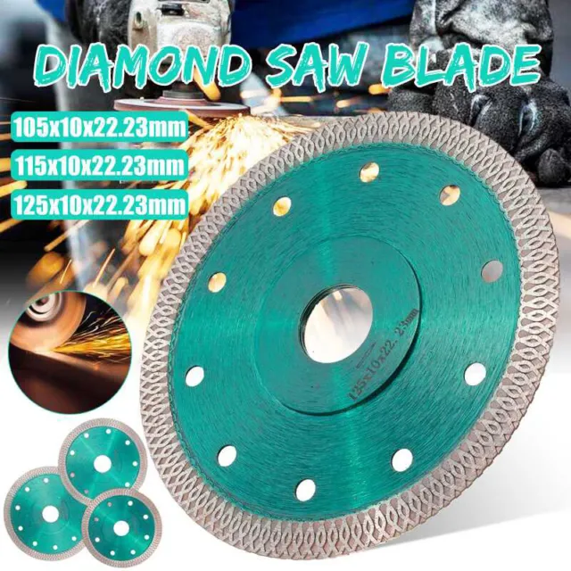 105mm/115mm/125mm Thin Diamond Dry Cutting Blade Disc Wheel Grinder Blades