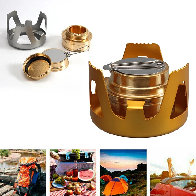 Brûleur à Alcool En Alliage D'aluminium - Four De Camping 25x13 Cm, Pour Réchaud, Cuisine Intérieur/extérieur