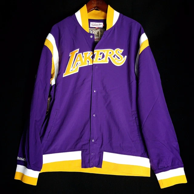 Bape x Mitchell & Ness Lakers Warm Up Jacket Rare Sz L NEW tags