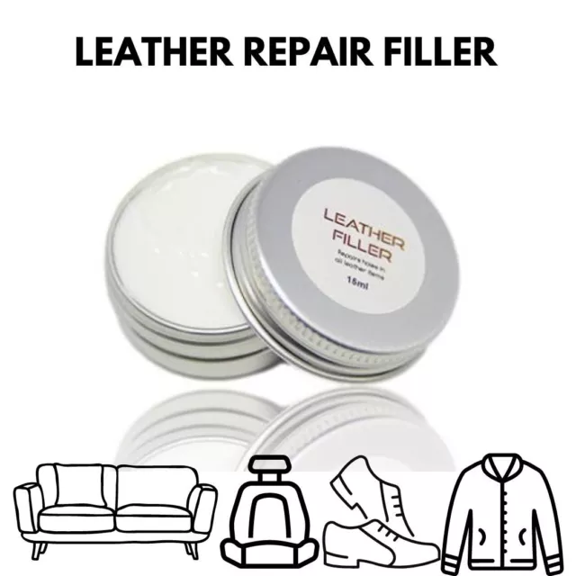 Leather Repair Filler compound for restoring scuffs scratches cracks holes burns