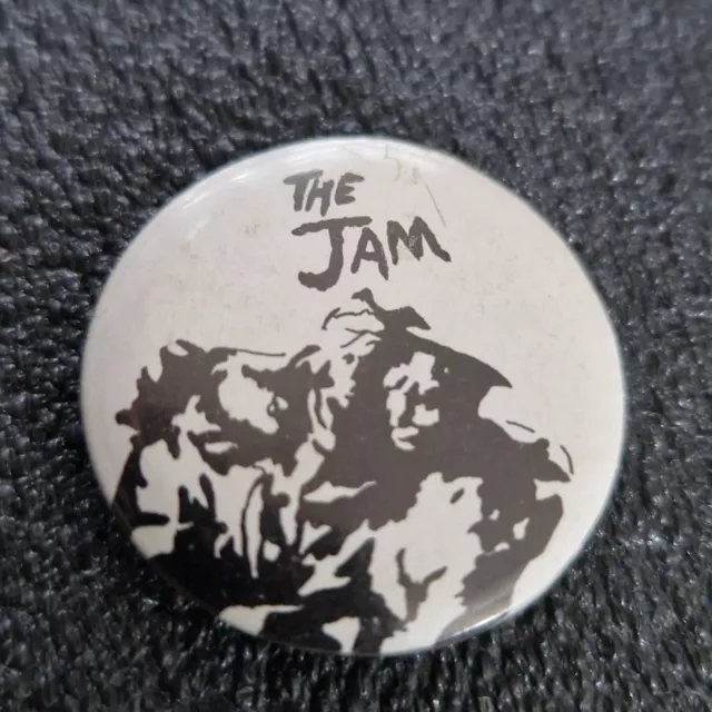 Vintage 1970s/80s 25mm The Jam Setting Sons Badge The Jam Badge  Pin Pinback J31