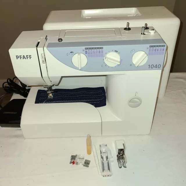 Pfaff Black 60 Sewing Machine In Case, No Pedal