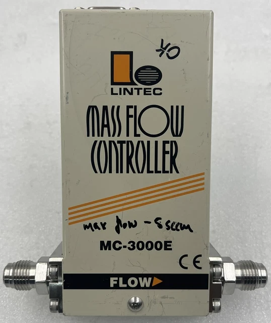 Lintec MC-3000E Mass Flow Controller 10SCCM C6H5CH3