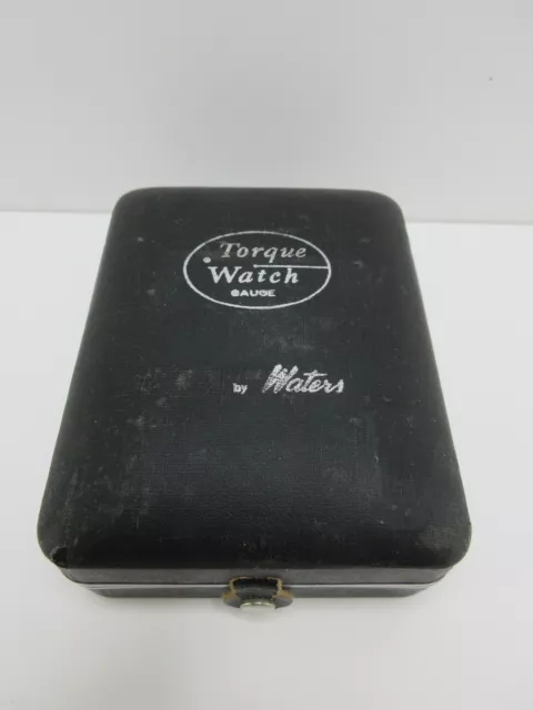 Waters Torque Watch Gauge Ounce To Inch Model 651C-1 with Case and Chuck Key
