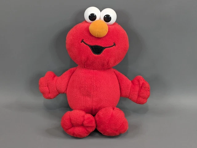 VINTAGE ELMO PLUSH Toy Red Sesame Street 30 CM Soft Stuffed Fisher ...