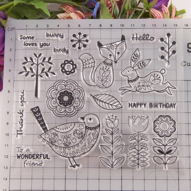 3 stücke klar stempel transparent dichtstempel für diy scrapbooking handwerk pho 3