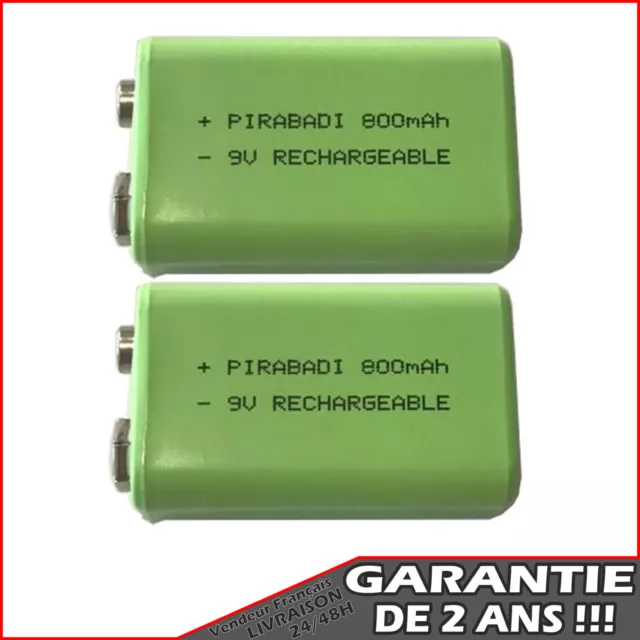 Pile rechargeable 6LR61 (9V) NiMH 8.4 V Ansmann 5035342 200 mAh 1