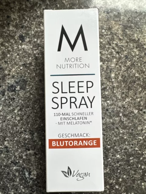 More Nutrition Schlaf Sleep Spray Blutorange Vegan 30ml Limited Edition Neu Ovp