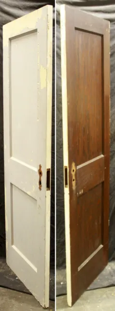 24"x71" Antique Vintage Old Interior SOLID Wood Wooden Closet Pantry Door Panels 3