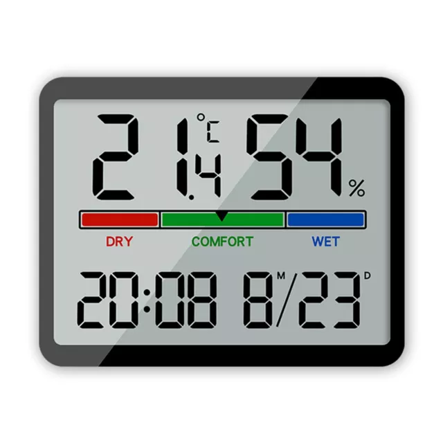 Comodo Orologio Elettronico per Anziani Grande Display LCD Funzione Temperatura