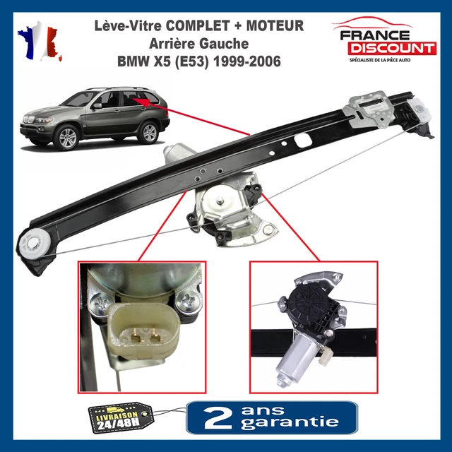 Moteur Lève-vitre Arrière Gauche Pour BMW X5 E53 / Série 6 E64 – Réf. 0130821716