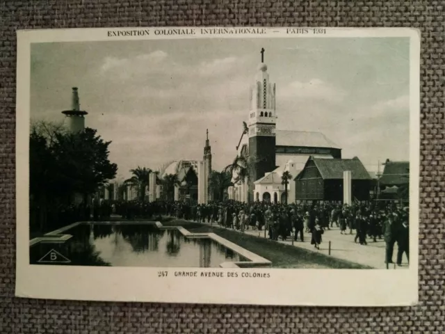 Cpa Paris 1931 Exposition Coloniale Internationale Avenue Des Colonies