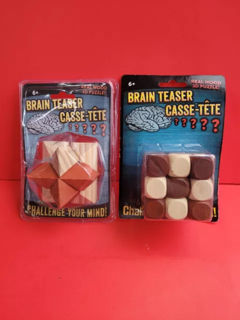 Vintage 80's Wood Peg Board Games Brain Teasers Mind Magic Raceway Sevens  Lot X3