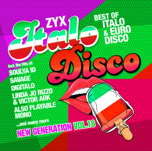 CD ZYX Italo Disco New Generation Vol.18 D'Artistes Divers 2CDs