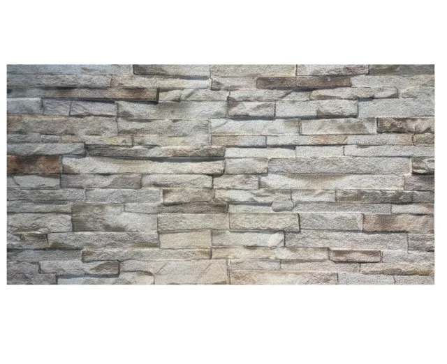Paneles de pared 3D poliestireno B-103 revestimiento de pared aspecto de piedra interior exterior 100x50cm