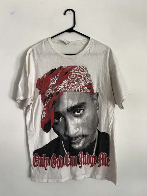 T-shirt Vintage Tupac Shakur Me Against The World Années 90 - Taille L - Occasion Très Bon état