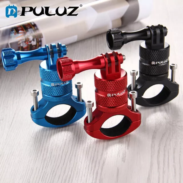 Bike Aluminum 360 Rotation Handlebar Pole Adapter Mount Holder For GoPro HERO