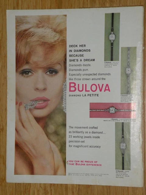 Magazine Ad* - 1959 - Bulova Watches