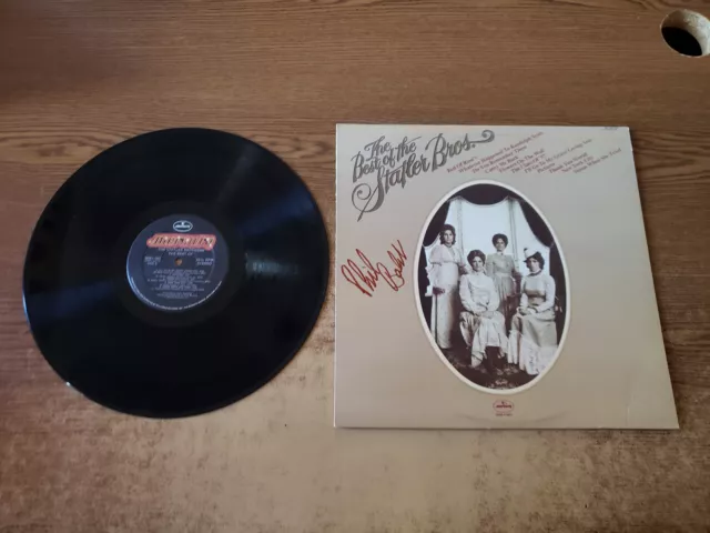 PHIL BALSLEY SIGNED/VALIDATED 1980s EXCELLENT Best Of Statler Brothers 1037 LP33